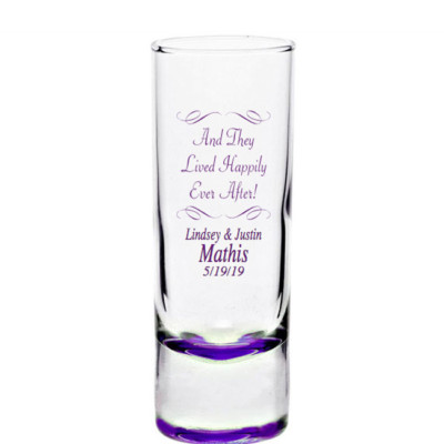 Colored Personalized Shooter Glass