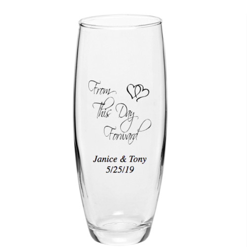 Personalized Stemless Champagne Flute